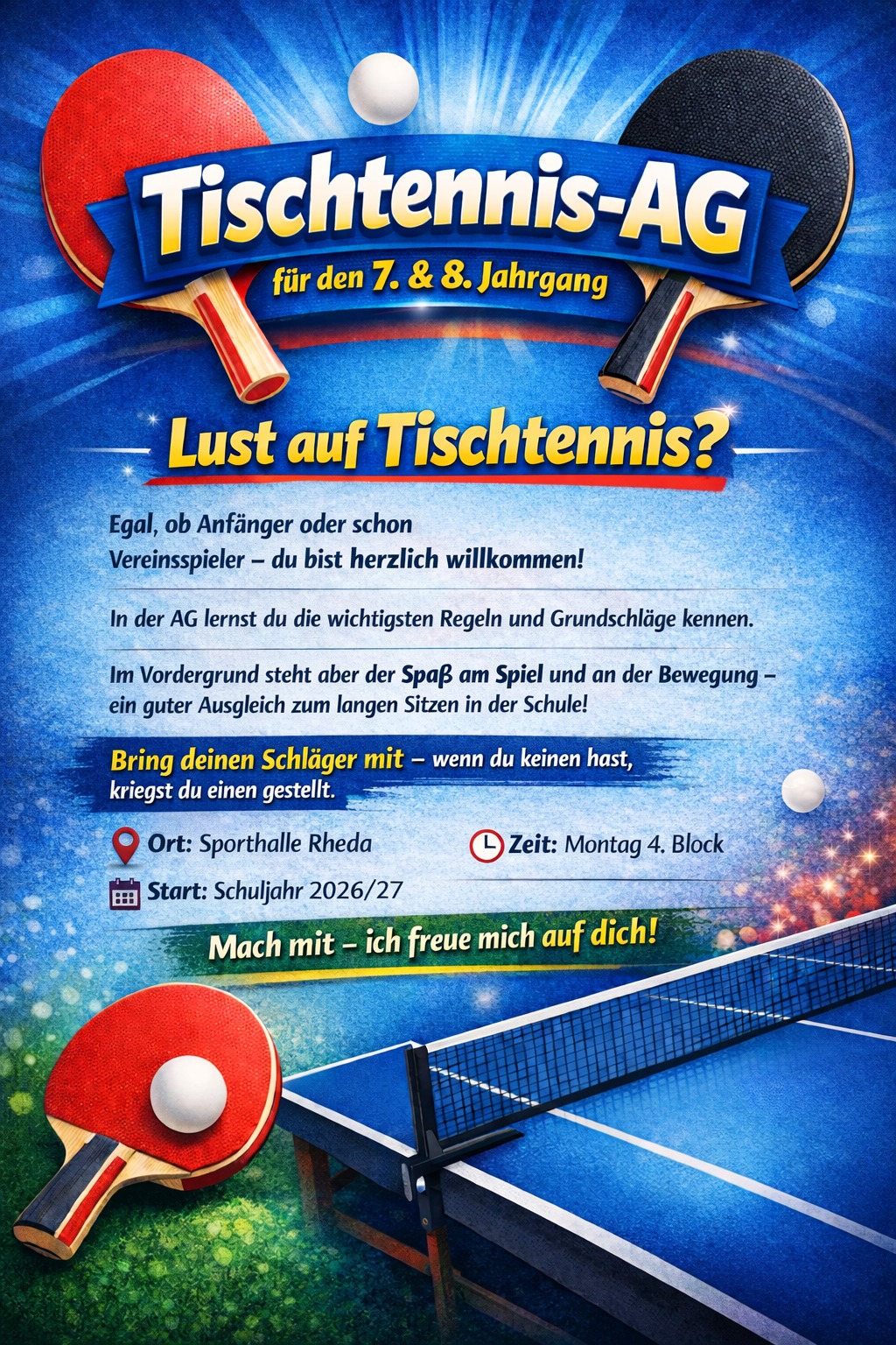 Tischtennis-AG