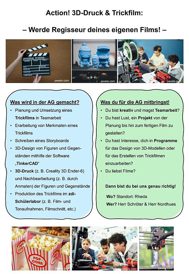 3D-Druck und Trickfilm – Werde Regisseur deines eigenen Films!