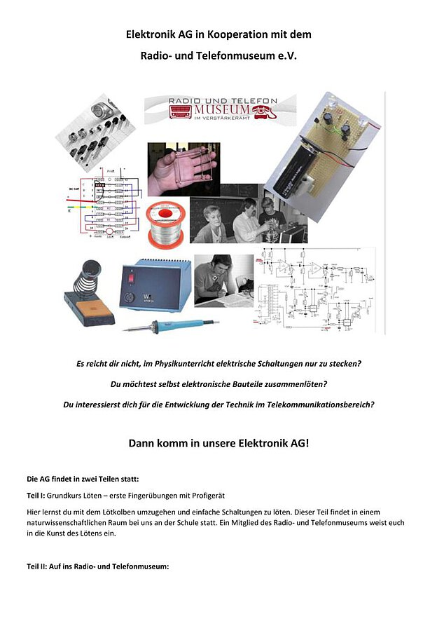 Elektronik AG in Kooperation mit dem Radio- und Telefonmuseum e.V.
