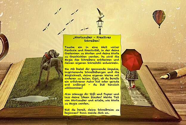 „Wortzauber" - Kreatives Schreiben!