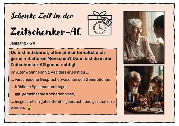 Schenke Zeit in der Zeitschenker AG!