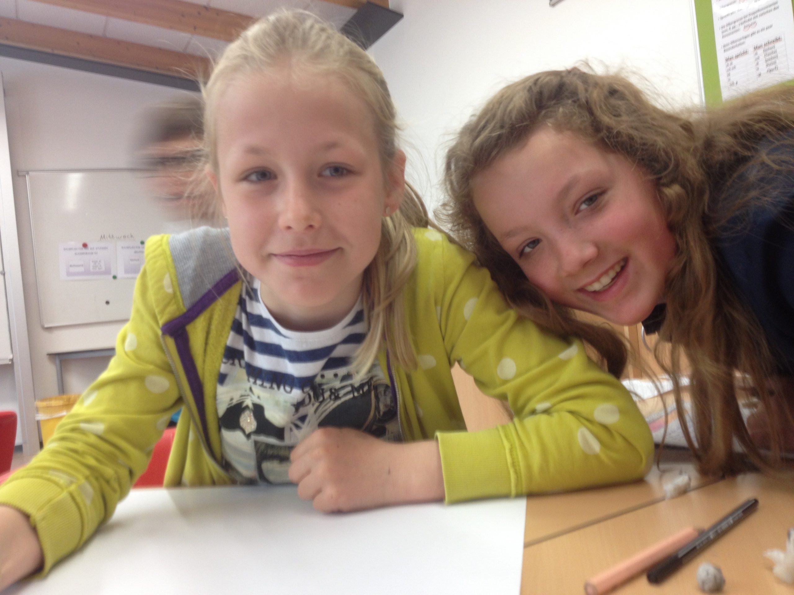 Mädchen im Unterricht