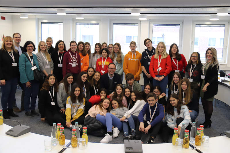 Empfang im Rathaus bei Bürgermeister Theo Mettenborg